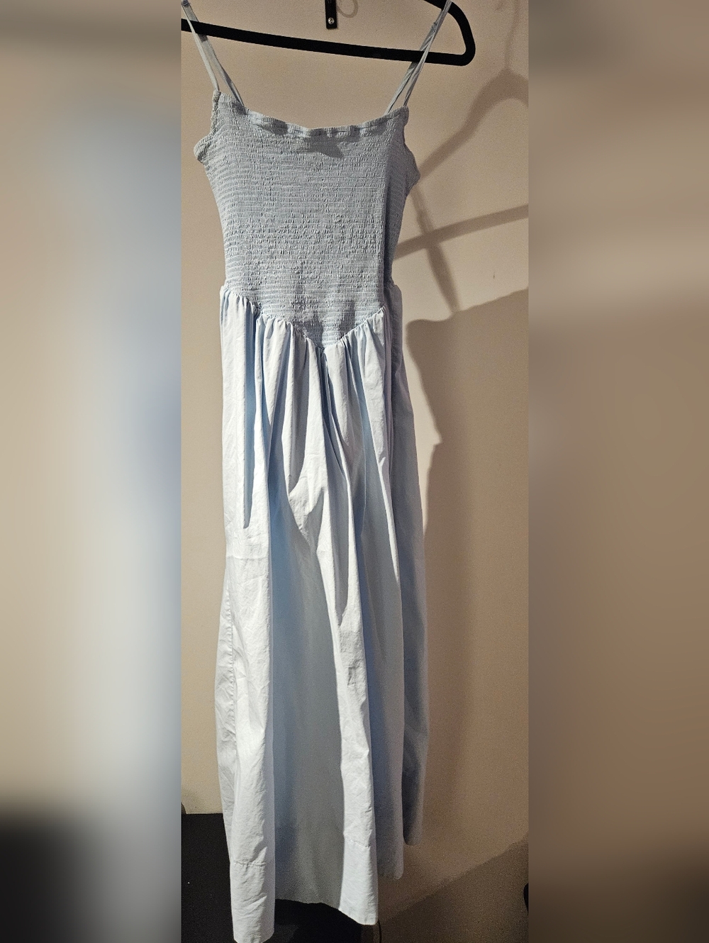 Dynamite Light Blue Smocked Maxi Dress - Picture 2 of 5